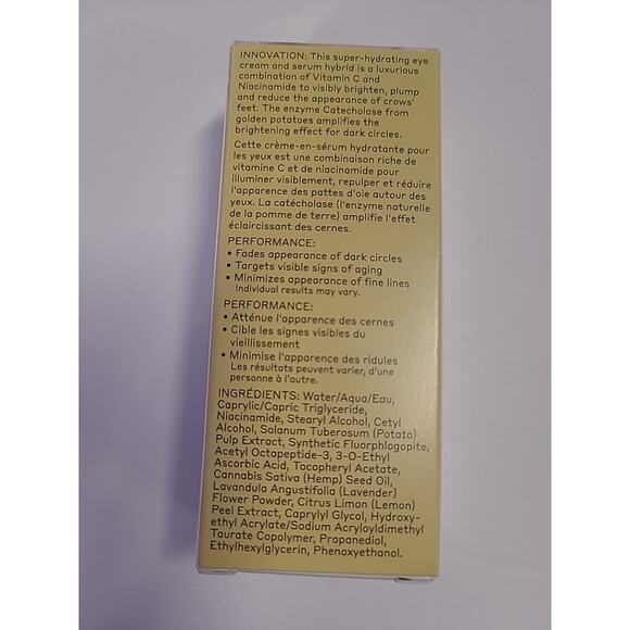 Volition Golden Eye Brightening Serum NEW 15 ml/0.5 fl oz Vitamin C Niacinamide - Picture 5 of 8